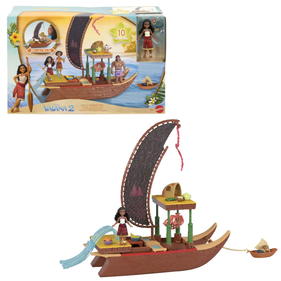 Disney Vaiana Moana 2 Adventure Canoe set za igru fotografija proizvoda