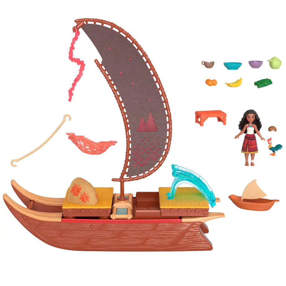 Disney Vaiana Moana 2 Adventure Canoe set za igru fotografija proizvoda