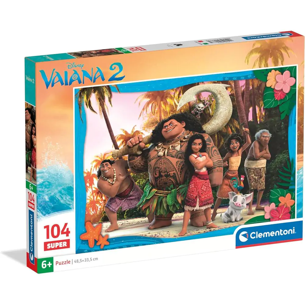 Disney Vaiana Moana 2 super puzzle 104 kom fotografija proizvoda