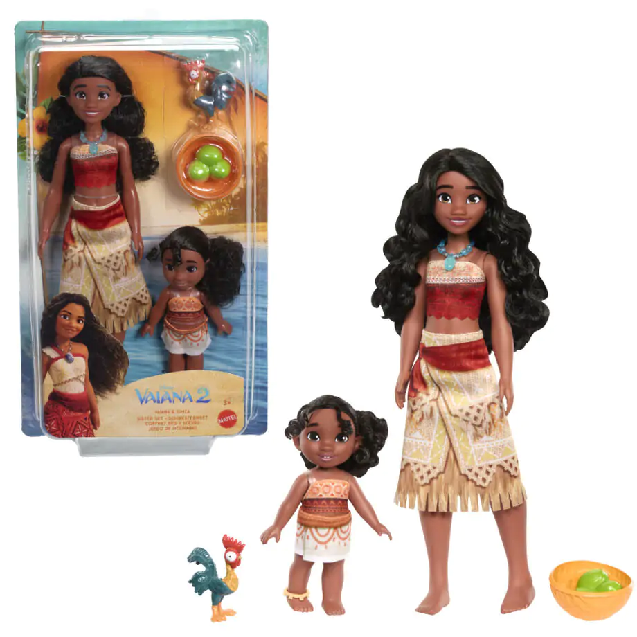 Disney Vaiana Moana 2 Vaiana & Simea blister 2 lutke fotografija proizvoda