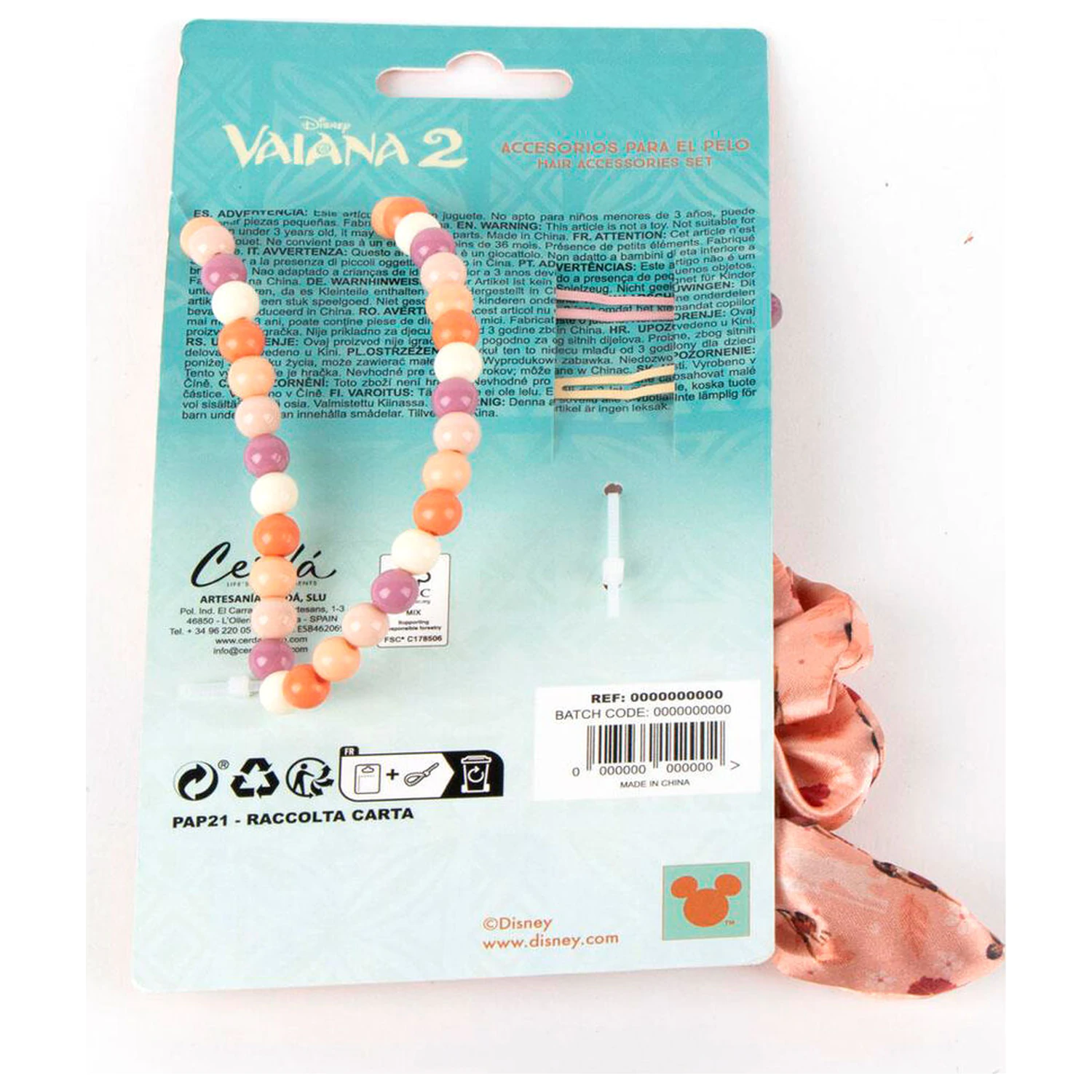 Disney Vaiana Moana set dodataka za kosu fotografija proizvoda