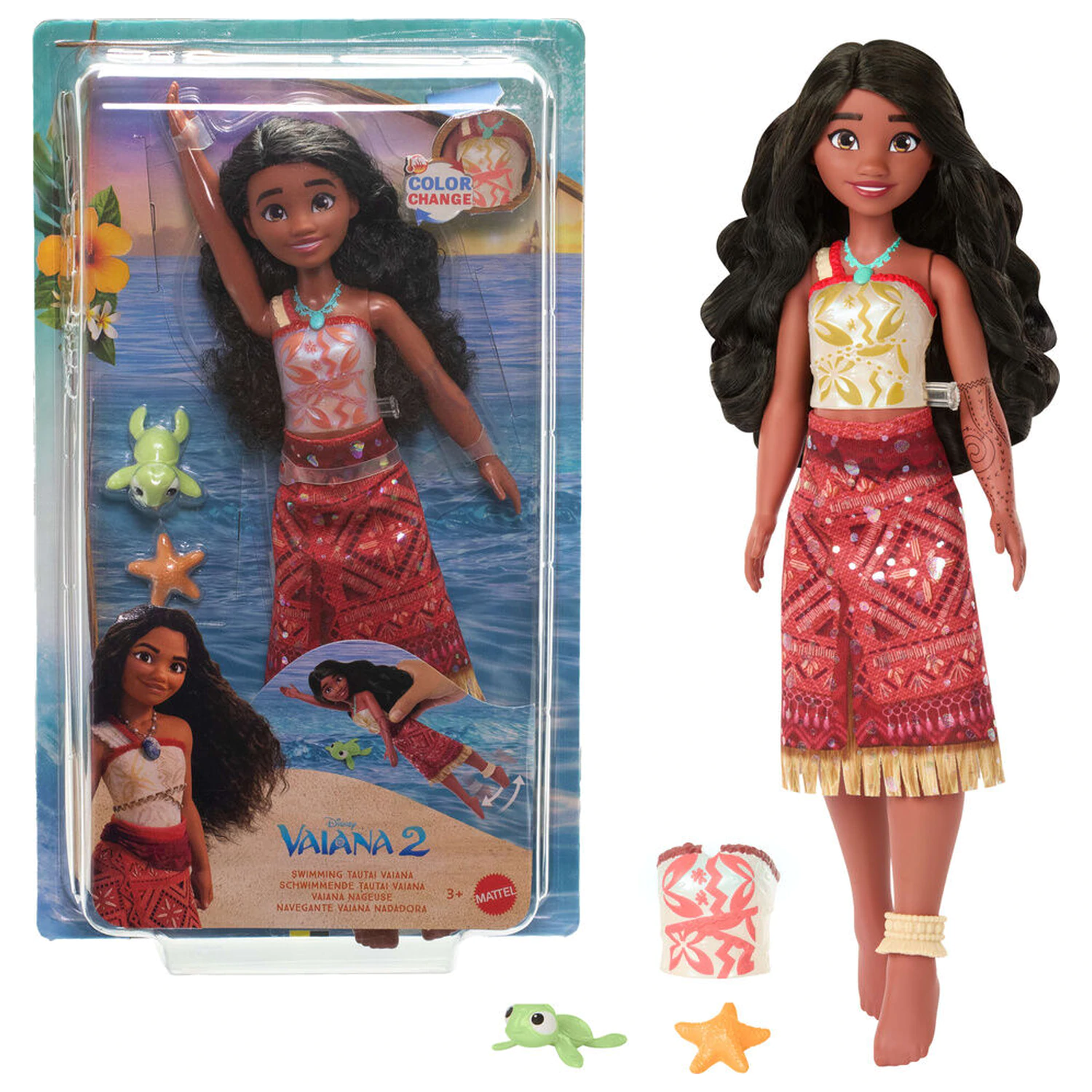 Disney Vaiana Moana Swimming Tautai Vaiana lutka za plivanje fotografija proizvoda