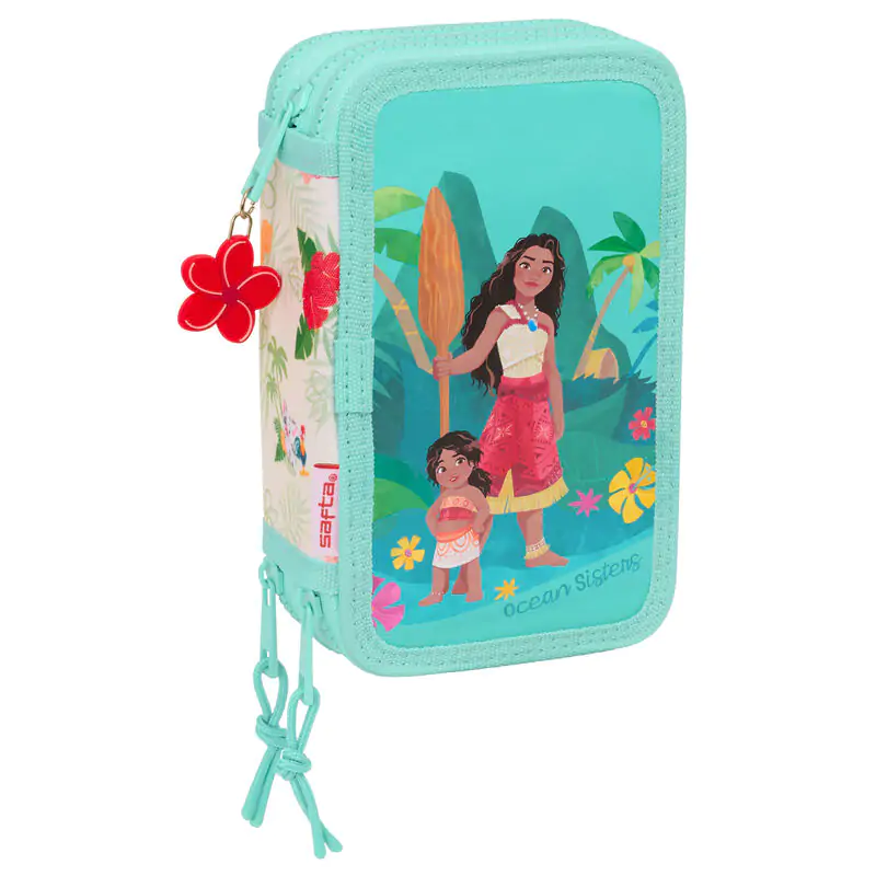Disney Vaiana Moana trostruka pernica 37 kom fotografija proizvoda