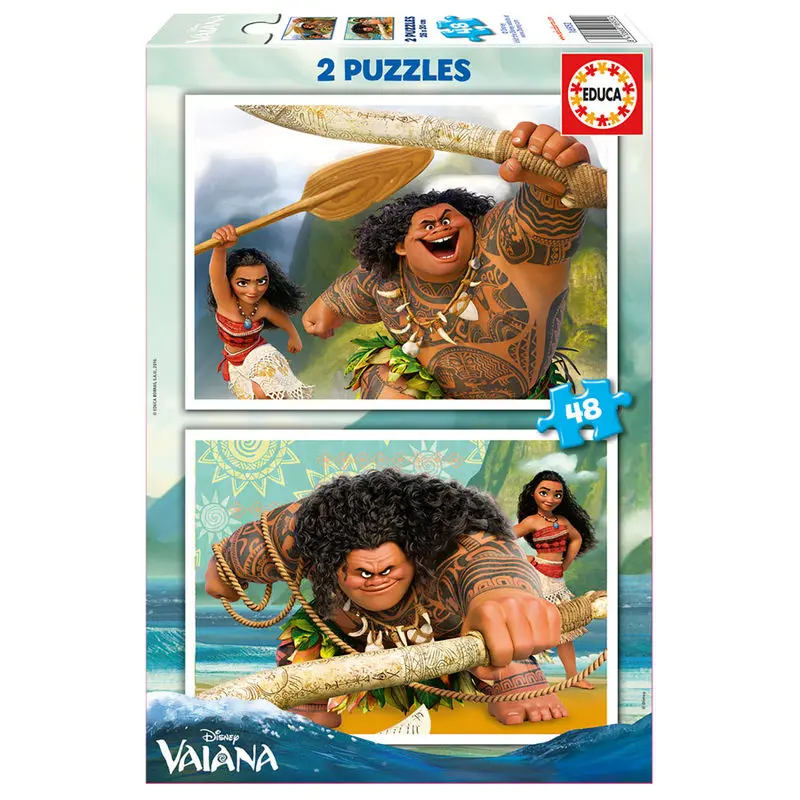 Disney Vaiana puzzle 2x48 komada fotografija proizvoda