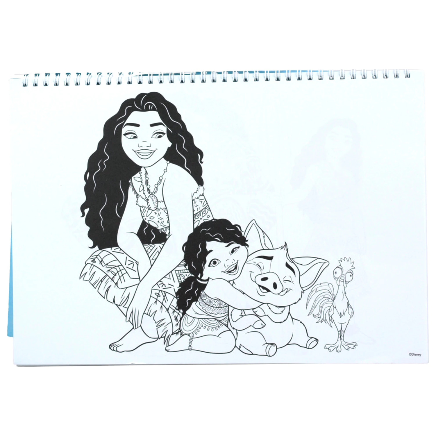 Disney Moana Together Again A/4 spiralna bilježnica za skiciranje s 40 listova i naljepnicama fotografija proizvoda