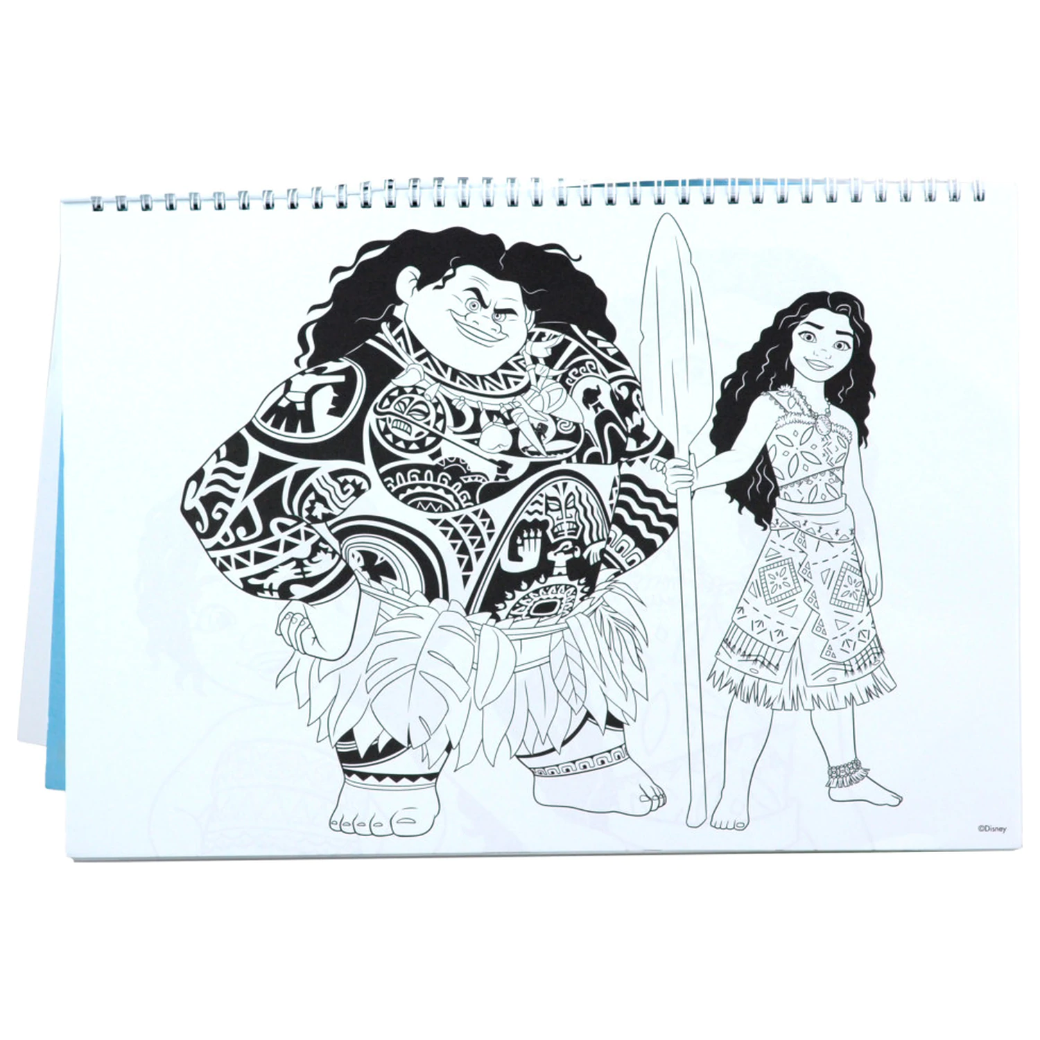 Disney Moana Together Again A/4 spiralna bilježnica za skiciranje s 40 listova i naljepnicama fotografija proizvoda