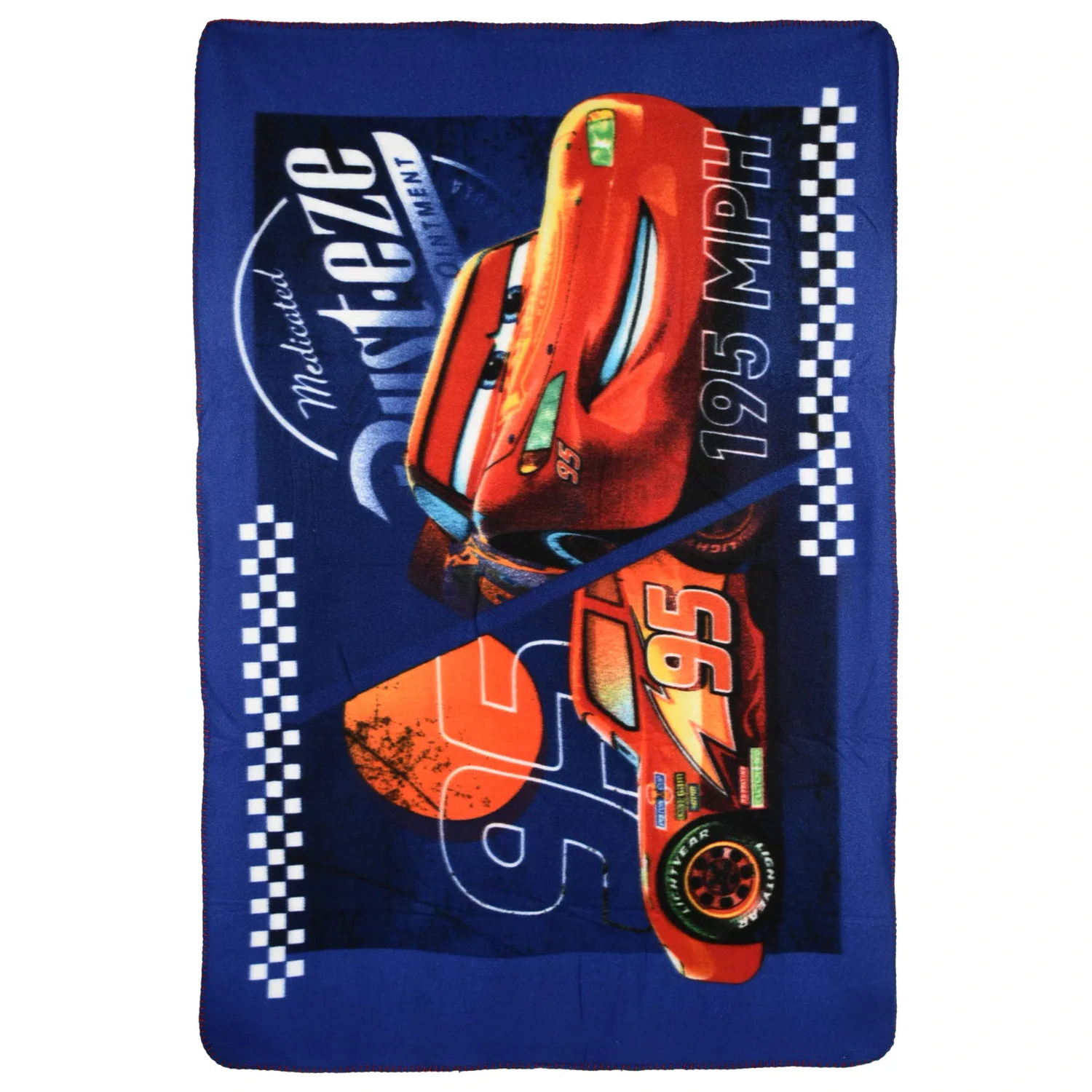 Disney Cars 195 MPH deka od flisa 100x150cm fotografija proizvoda