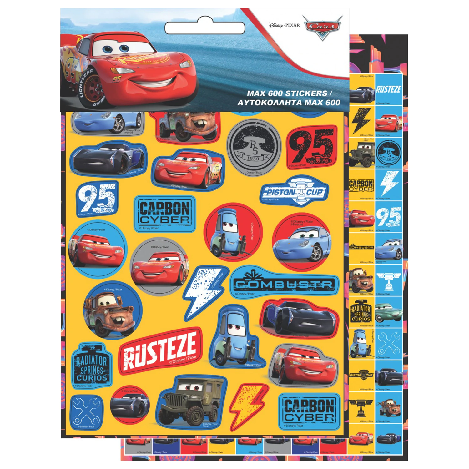 Disney Cars Adventure set naljepnica od 600 komada fotografija proizvoda