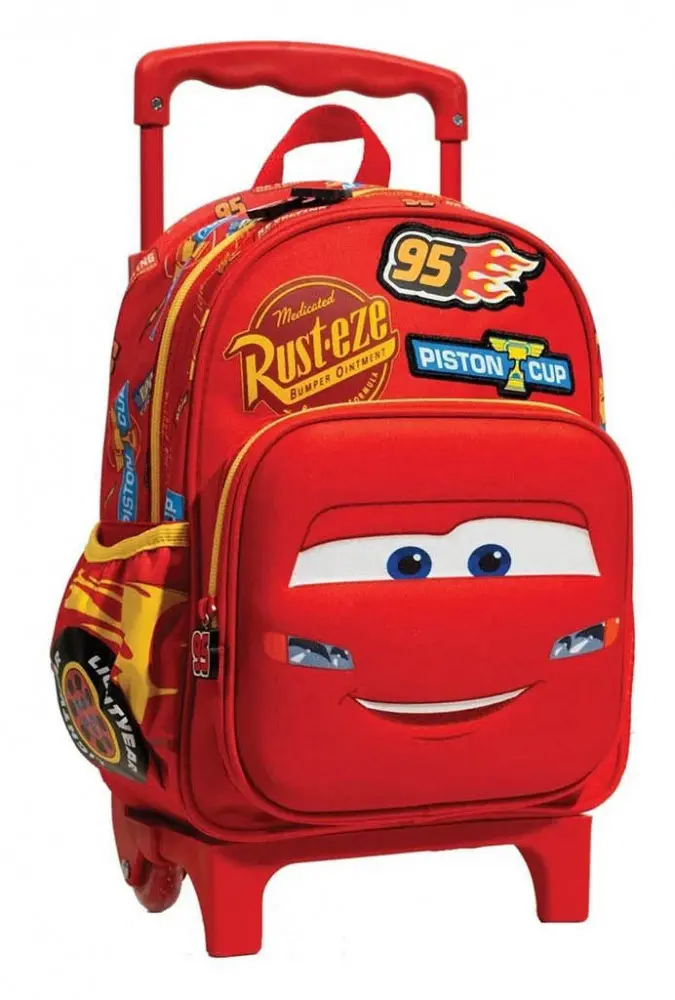 Disney Cars Rolling Predškolska torba na kotačima, torba 30 cm fotografija proizvoda