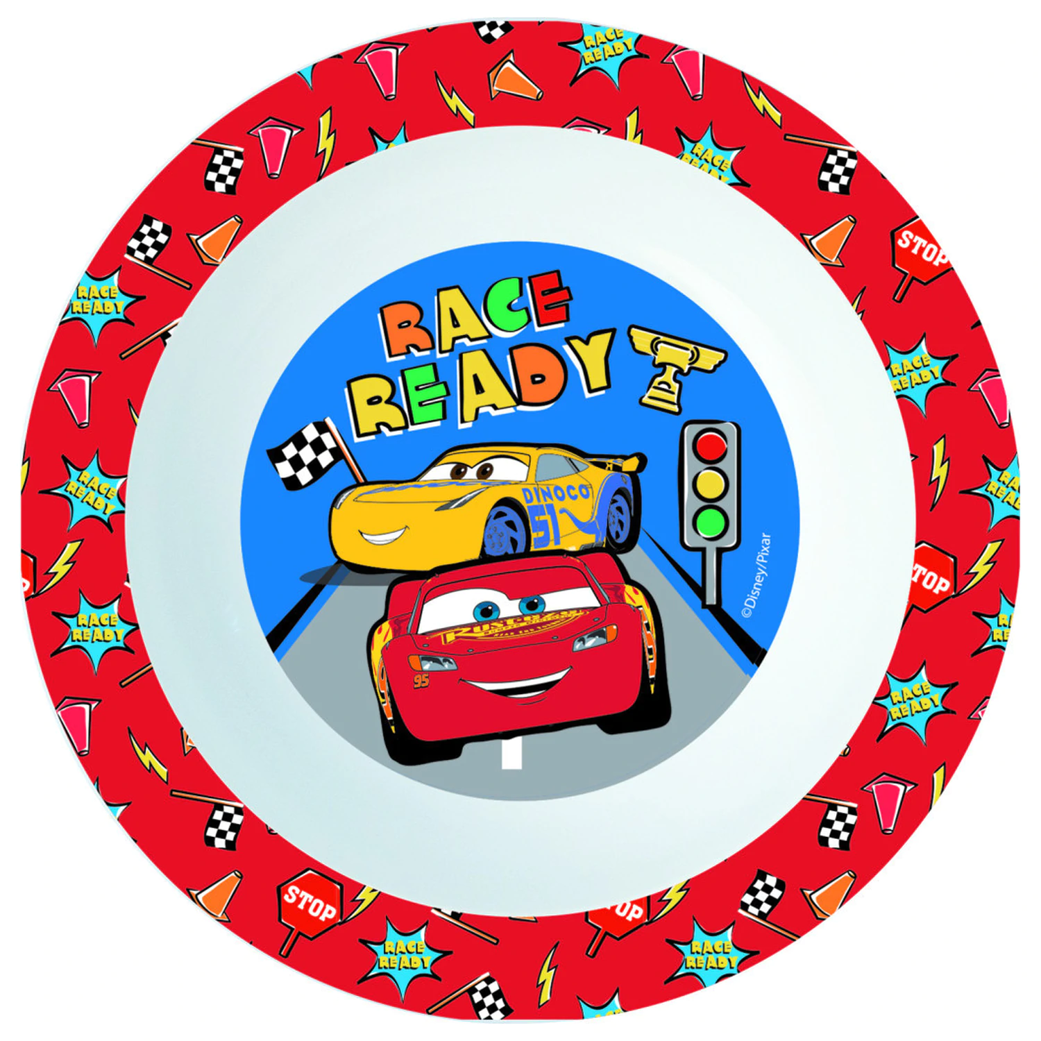 Disney Cars Lets Race mikro duboki tanjur 16 cm fotografija proizvoda