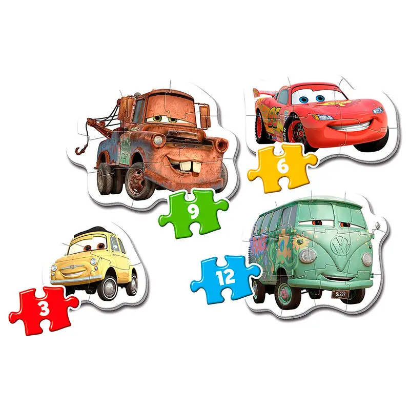 Disney Cars Moja Prva Puzzle 3-6-9-12 komada fotografija proizvoda