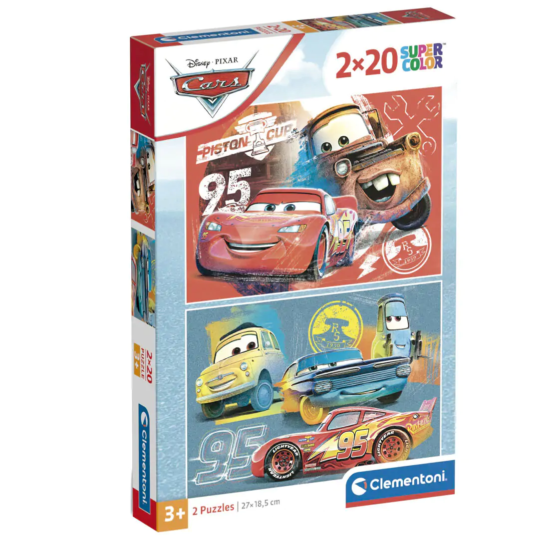 Disney Cars puzzle 2x20 kom fotografija proizvoda