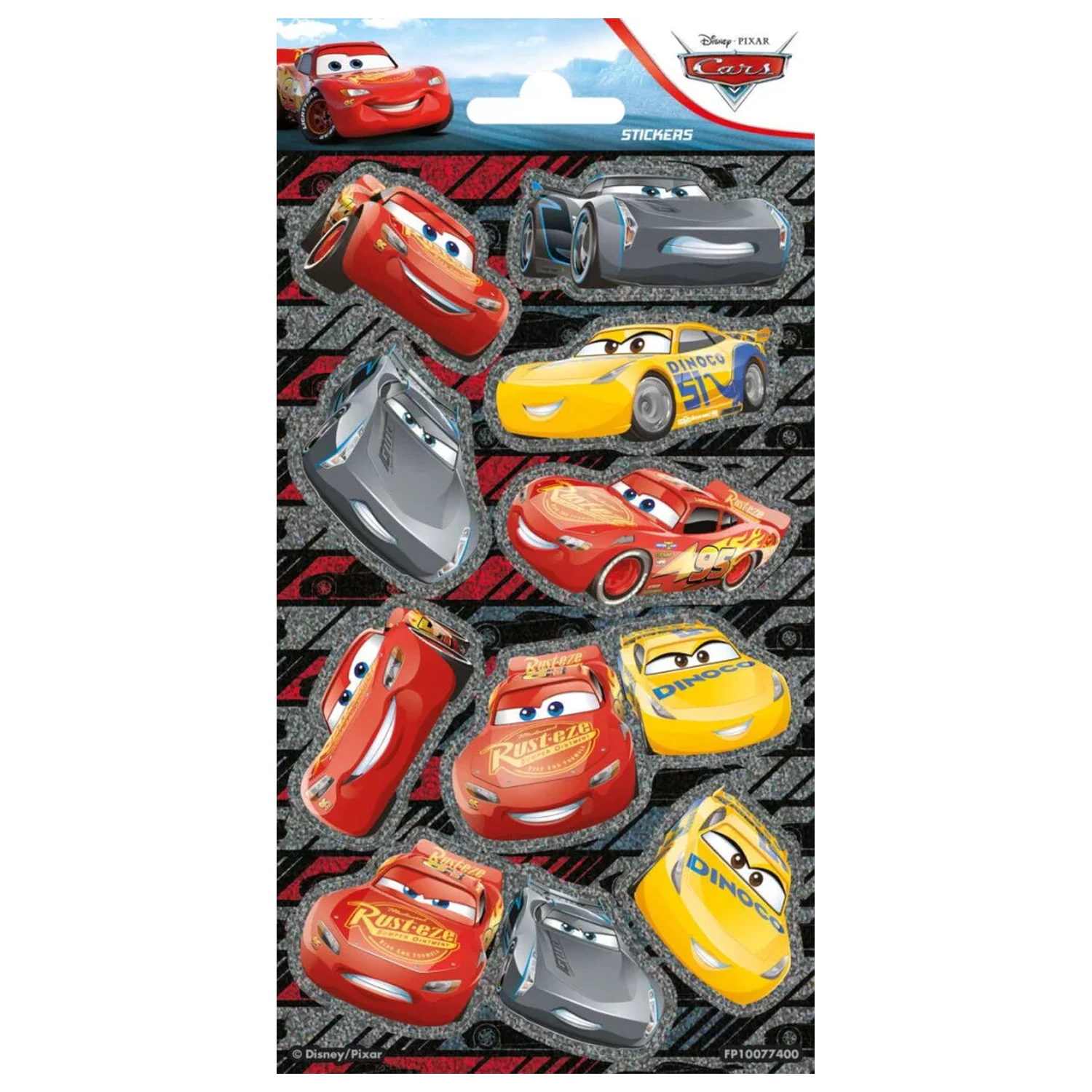 Disney Cars Race holografska naljepnica fotografija proizvoda