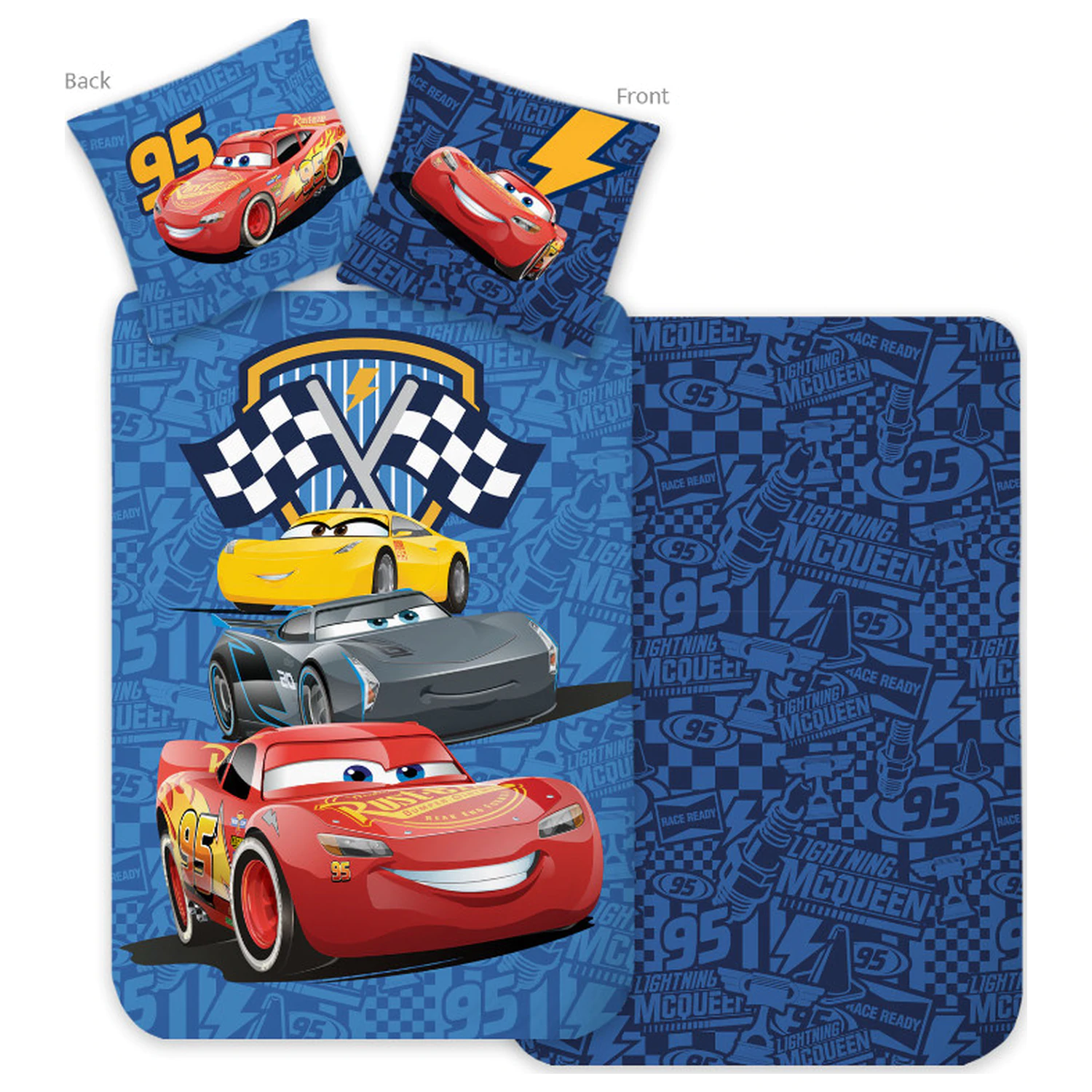 Disney Cars Racing Crew navlaka za poplun fotografija proizvoda
