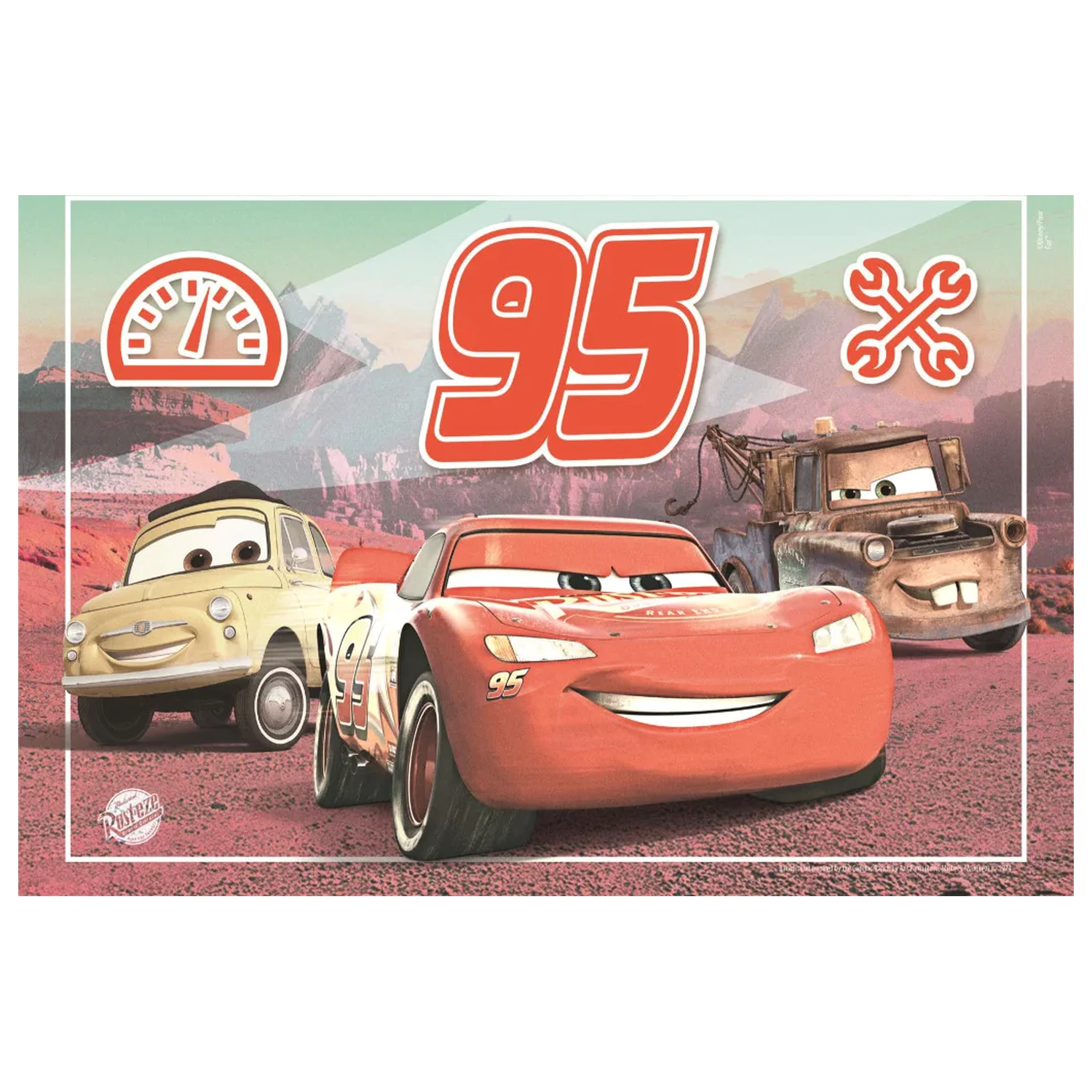 Disney Cars Racing Team slagalica od 60 dijelova fotografija proizvoda