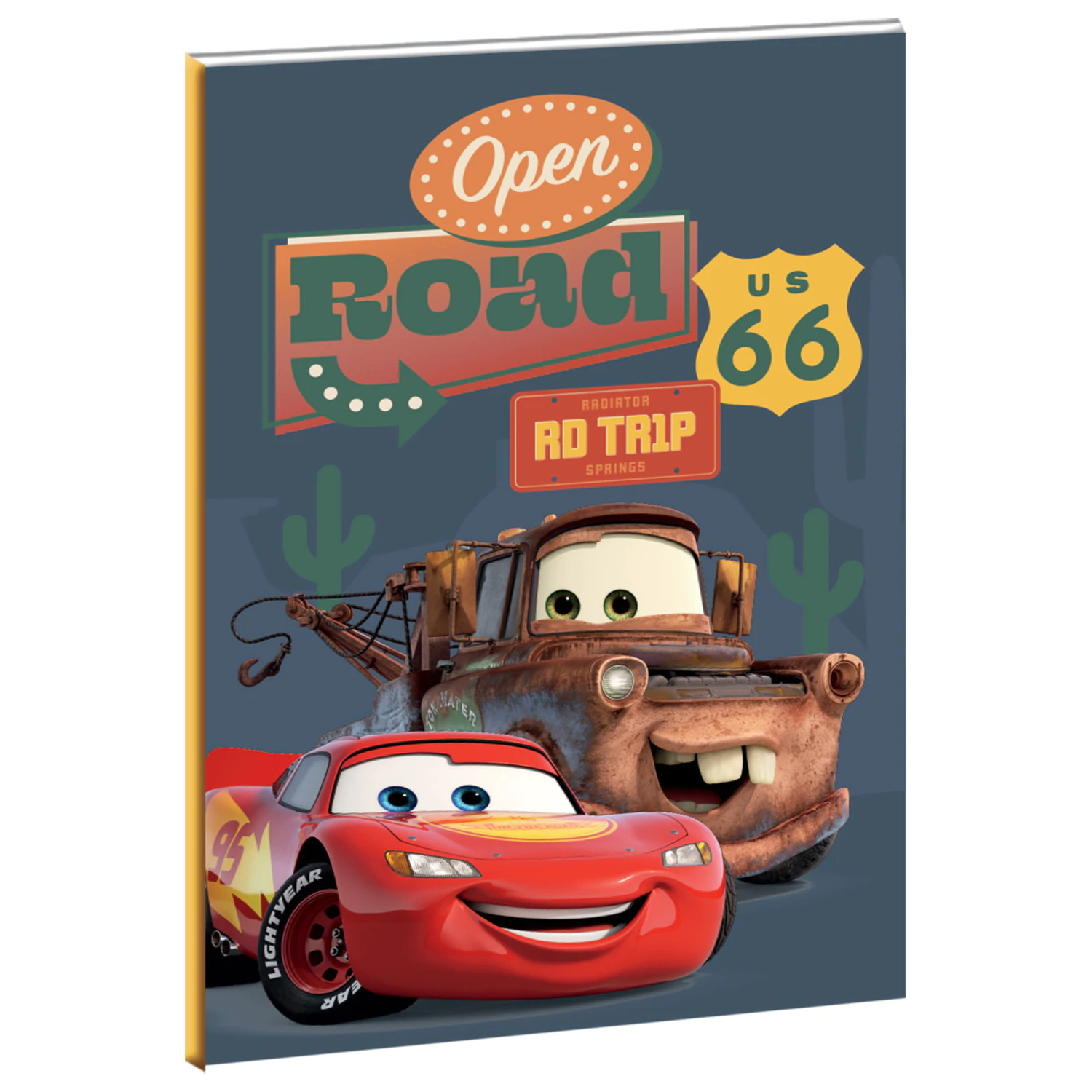 Disney Cars Road B/5 Bilježnica s linijama 40 listova fotografija proizvoda