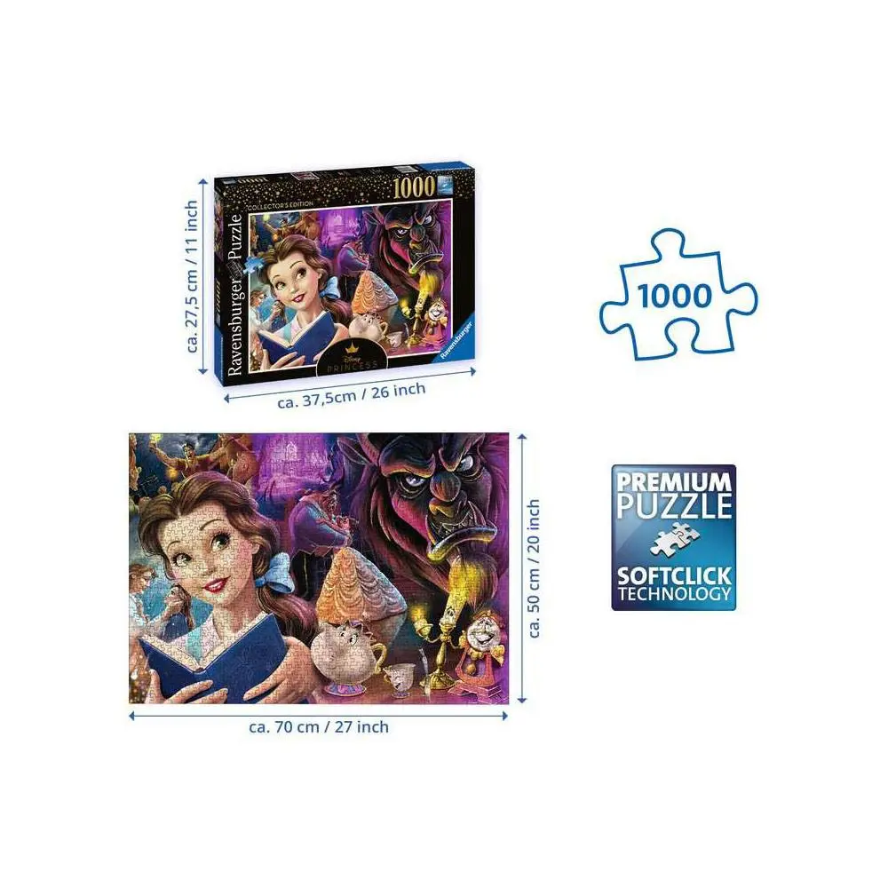 Disney Villainous Puzzle Belle, Disney Princess (1000 dijelova) fotografija proizvoda