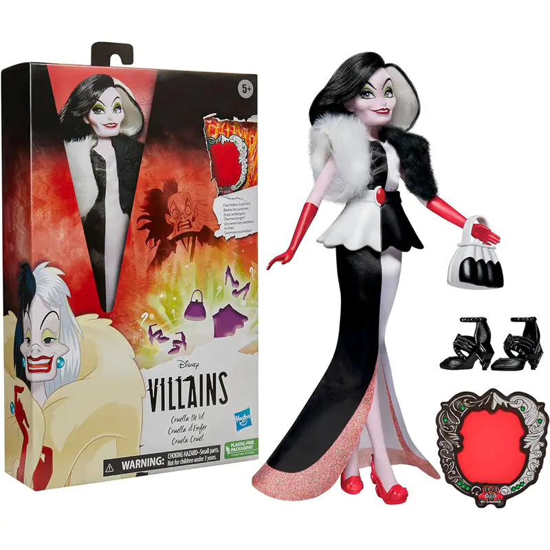 Disney Villains Cruella de Vil lutka 28cm fotografija proizvoda