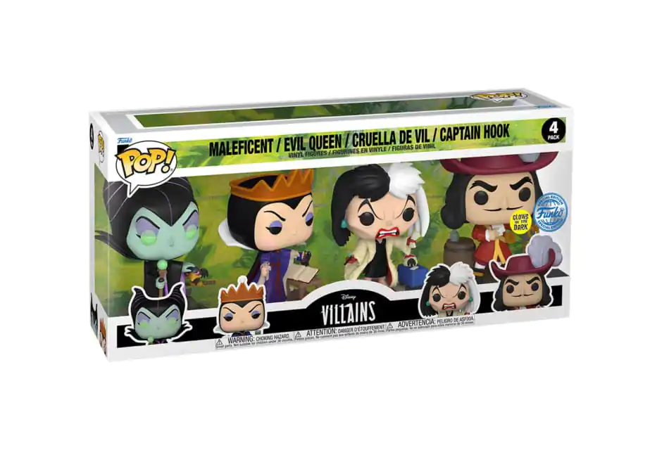 Disney Villains Funko POP! Movies Vinilna figura 4-Pack Villains (GW)(EMEA) 9 cm fotografija proizvoda