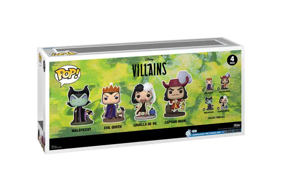 Disney Villains Funko POP! Movies Vinilna figura 4-Pack Villains (GW)(EMEA) 9 cm fotografija proizvoda