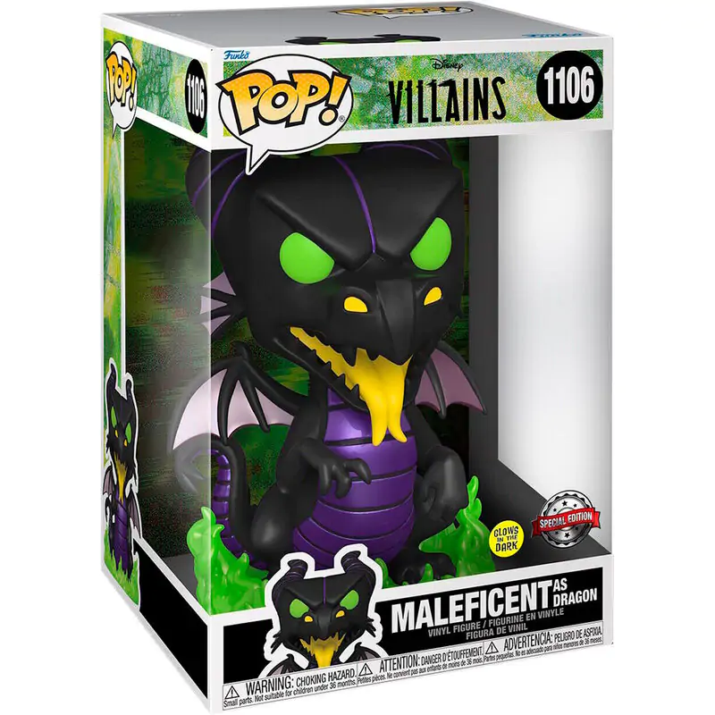 Disney Villains Super Sized Jumbo POP! Vinilna figura Zlica kao Zmaj 25 cm fotografija proizvoda