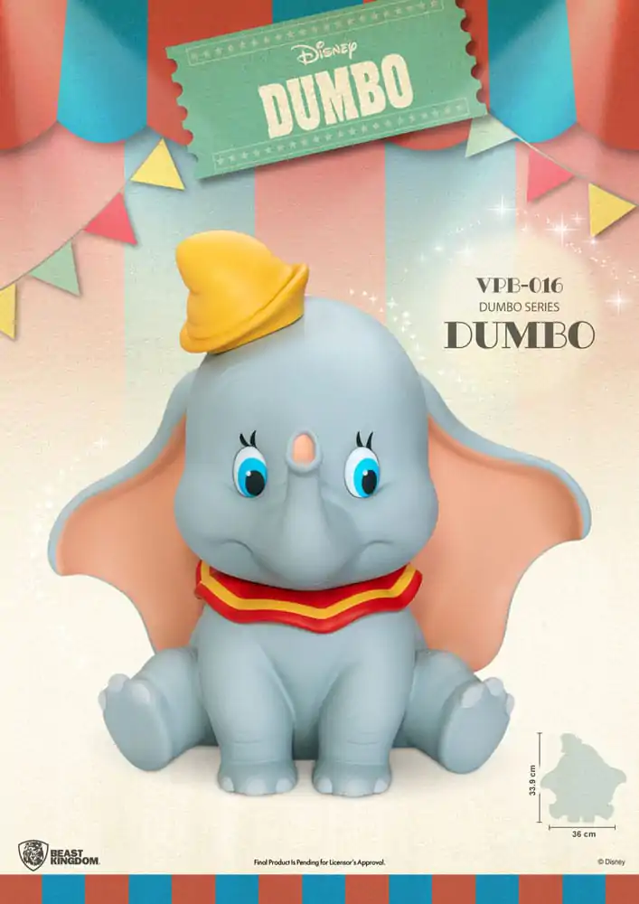 Disney Piggy Vinilna kasica funkcionalni Dumbo 34 cm fotografija proizvoda