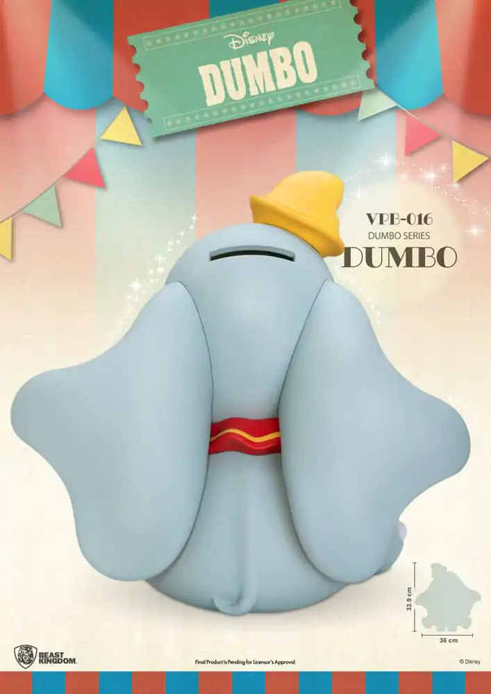 Disney Piggy Vinilna kasica funkcionalni Dumbo 34 cm fotografija proizvoda