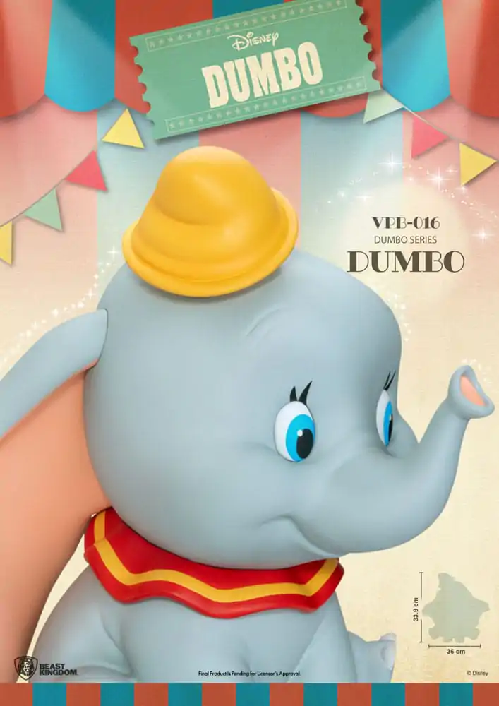 Disney Piggy Vinilna kasica funkcionalni Dumbo 34 cm fotografija proizvoda