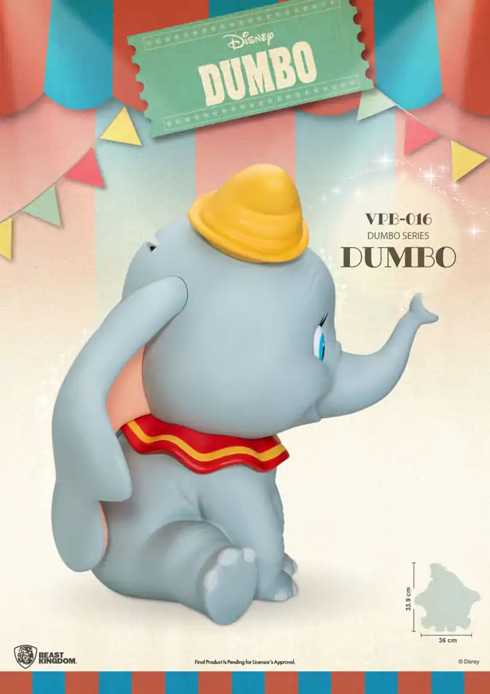 Disney Piggy Vinilna kasica funkcionalni Dumbo 34 cm fotografija proizvoda