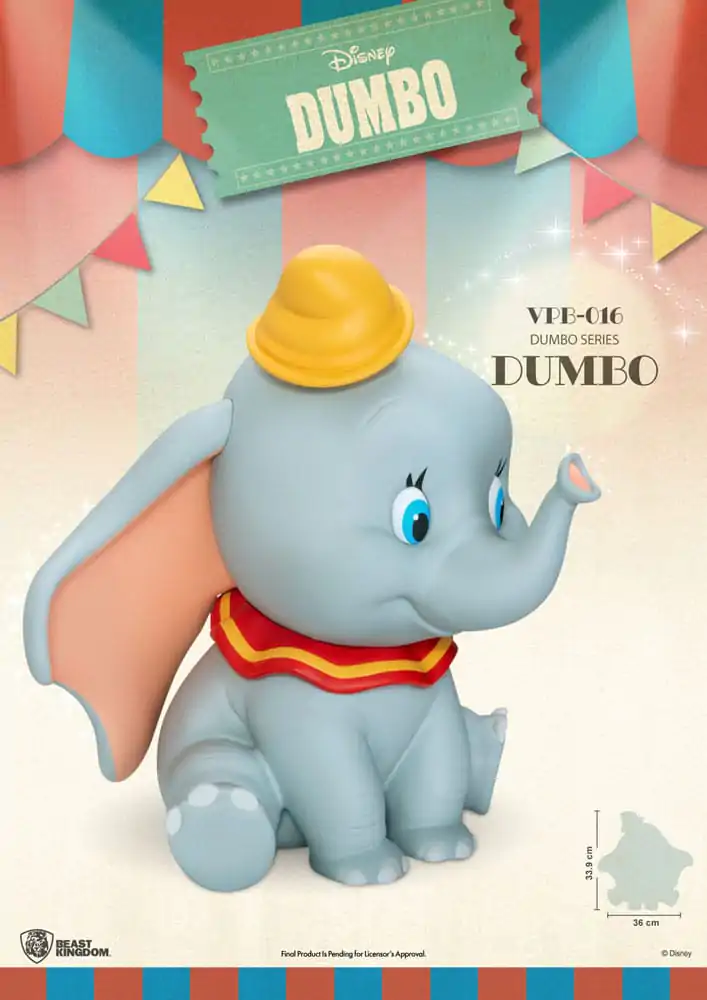 Disney Piggy Vinilna kasica funkcionalni Dumbo 34 cm fotografija proizvoda