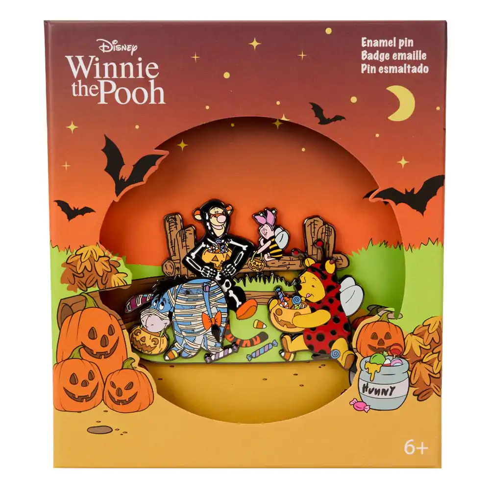 Disney by Loungefly emajlirani pin Winnie the Pooh Trick R Treat pokretna limitirana edicija 8 cm fotografija proizvoda