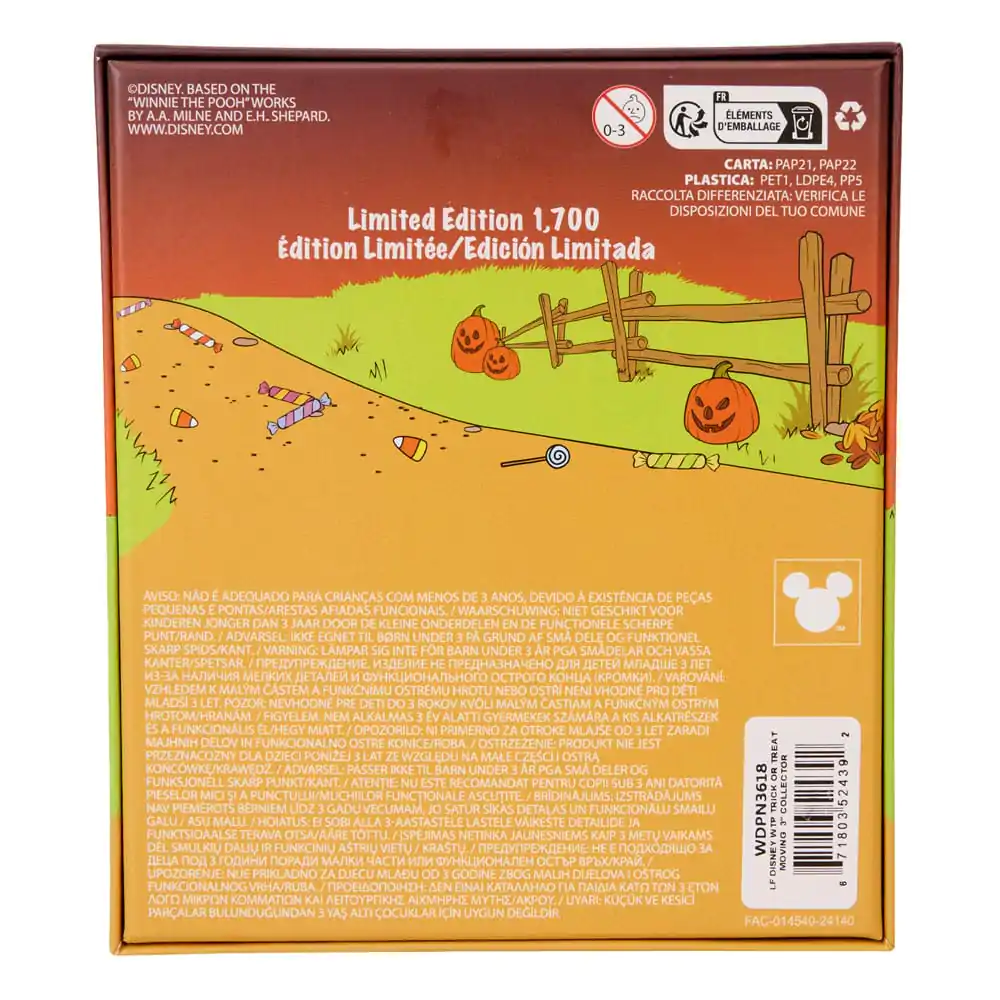 Disney by Loungefly emajlirani pin Winnie the Pooh Trick R Treat pokretna limitirana edicija 8 cm fotografija proizvoda