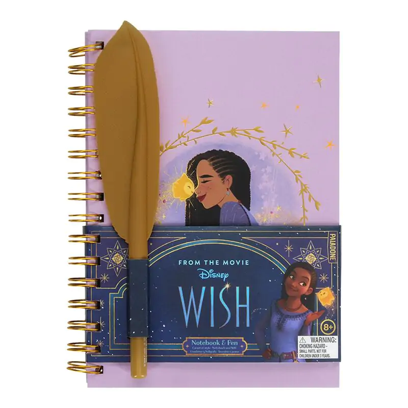 Disney Wish set bilježnica + kemijska olovka fotografija proizvoda