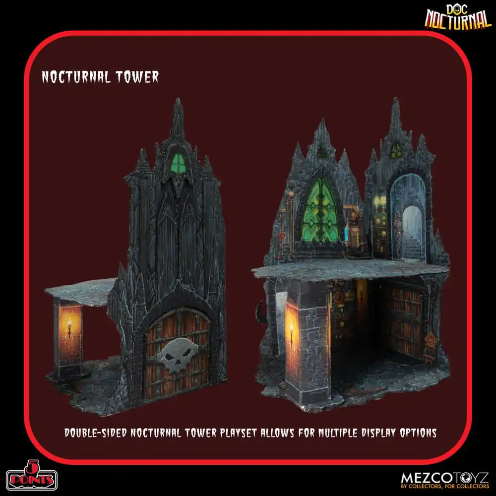 Doc Nocturnal 5 Points akcijske figure Nocturnal Tower set za igru 9 cm fotografija proizvoda