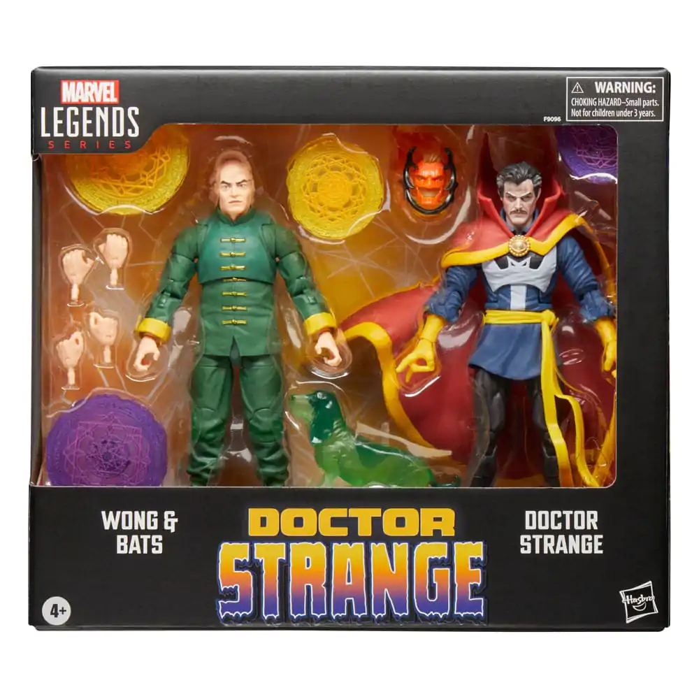 Doctor Strange Marvel Legends akcija figura 3-Pakiranje Doctor Strange, Wong i Bats 15 cm fotografija proizvoda