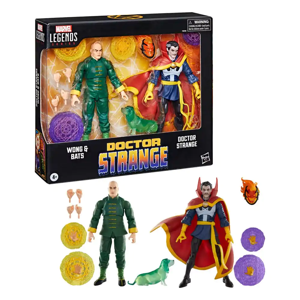 Doctor Strange Marvel Legends akcija figura 3-Pakiranje Doctor Strange, Wong i Bats 15 cm fotografija proizvoda