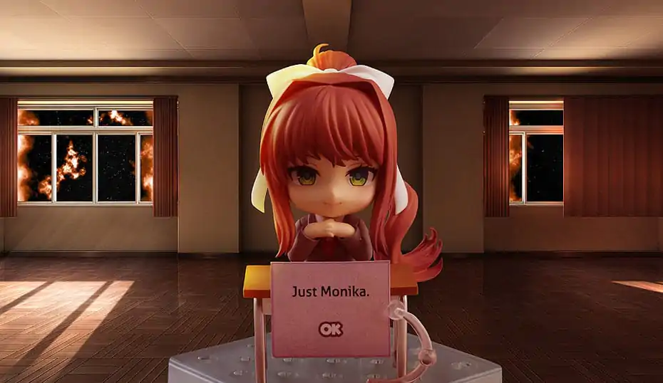 Doki Doki Literature Club! Nendoroid akcijska figura Monika (ponovno izdanje) 10 cm fotografija proizvoda