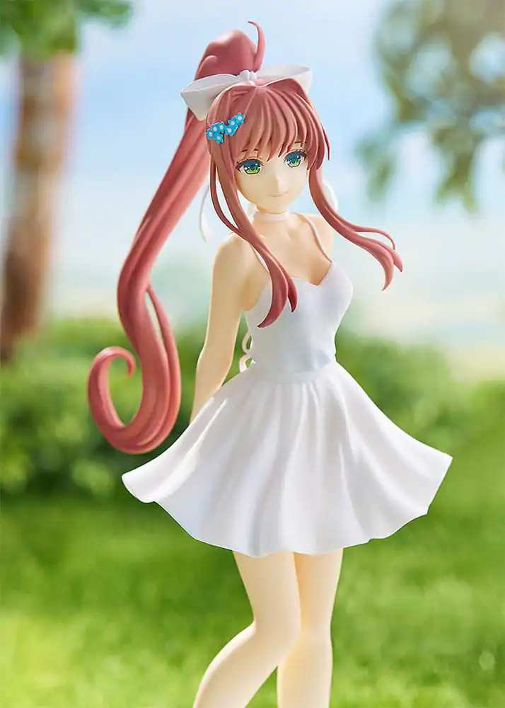 Doki Doki Literature Club! Pop Up Parade PVC Kip Monika: White Dress Ver. 18 cm fotografija proizvoda