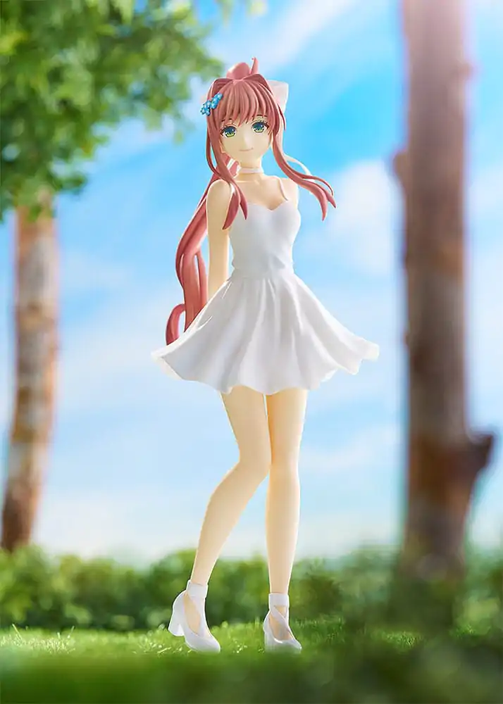 Doki Doki Literature Club! Pop Up Parade PVC Kip Monika: White Dress Ver. 18 cm fotografija proizvoda