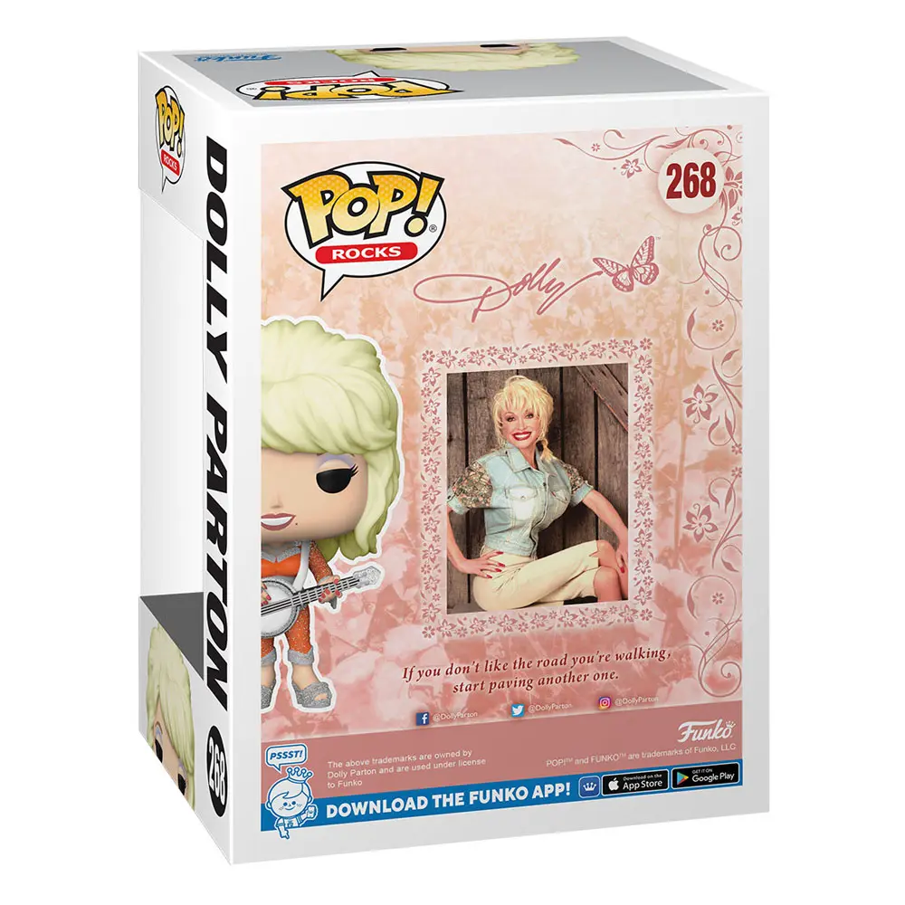 Dolly Parton POP! Rocks Vinyl Figura 9 cm fotografija proizvoda