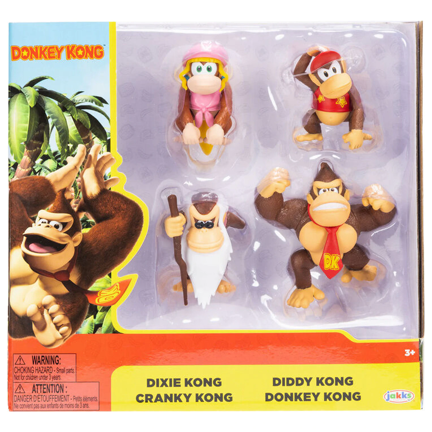 Donkey Kong paket 4 figure 6cm fotografija proizvoda