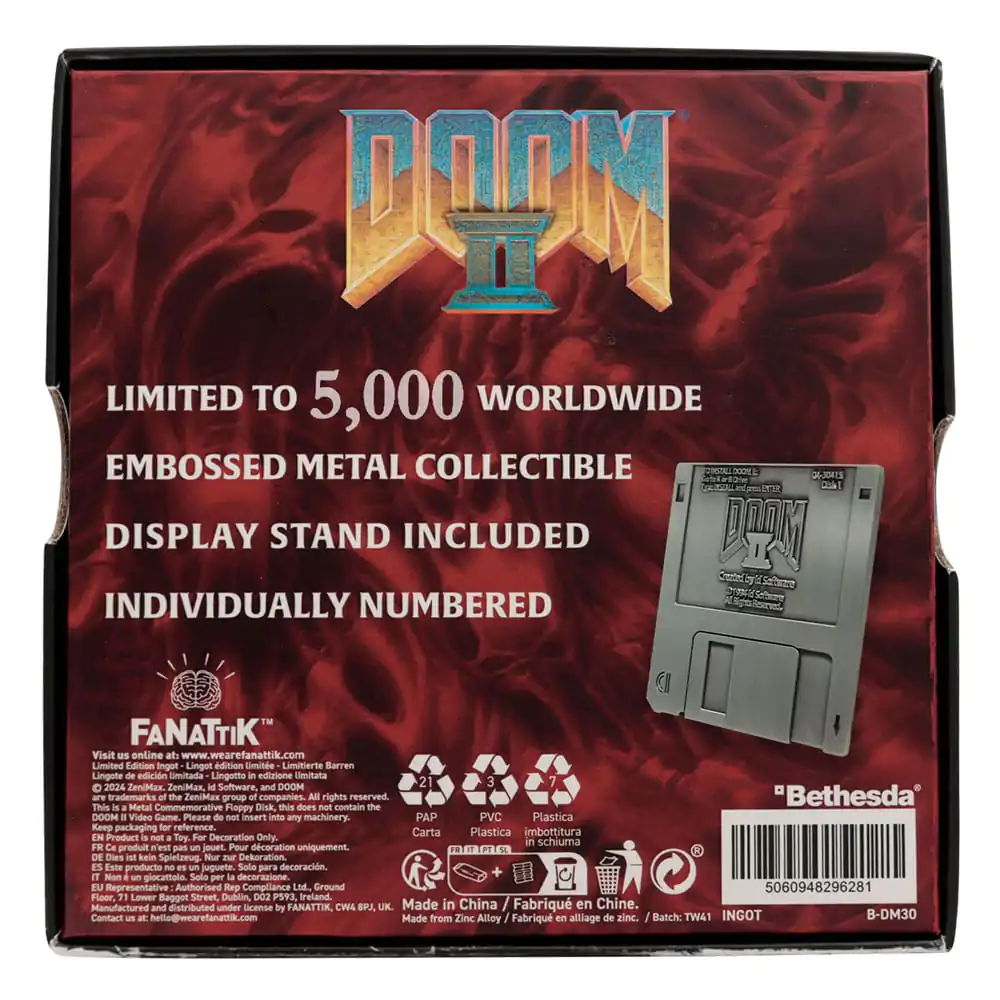 Doom 2 Replika Arena Floppy Disk Limited Edition fotografija proizvoda