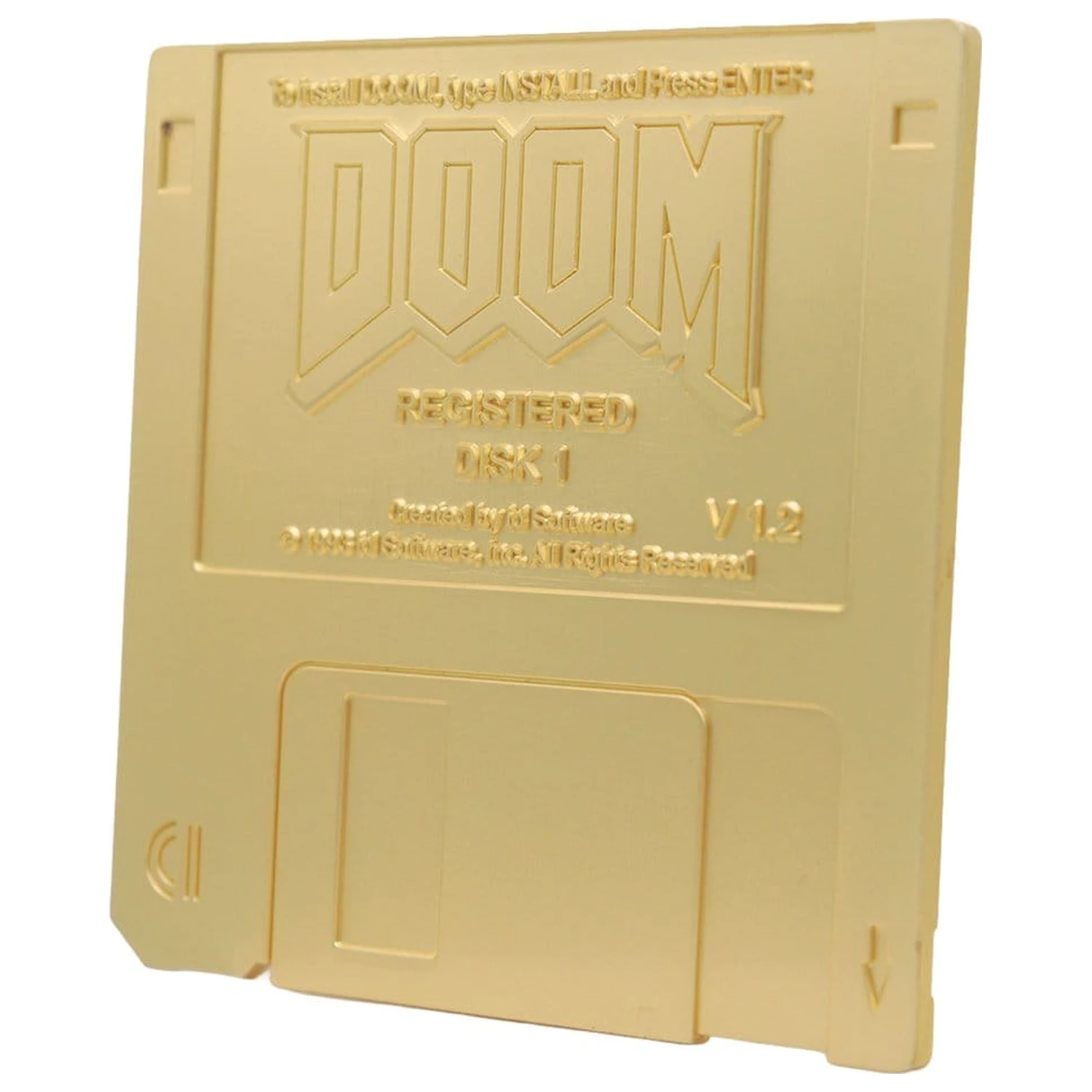 Doom Replika Zlatna Floppy Disk Ograničeno izdanje fotografija proizvoda