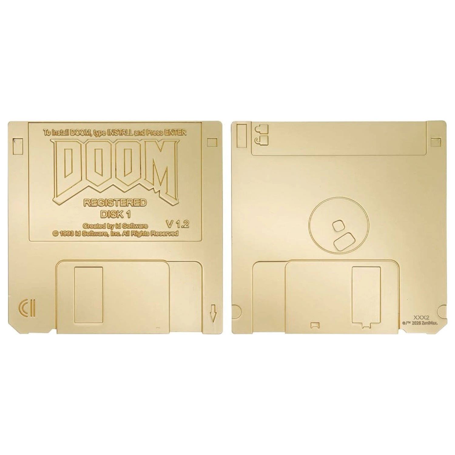 Doom Replika Zlatna Floppy Disk Ograničeno izdanje fotografija proizvoda