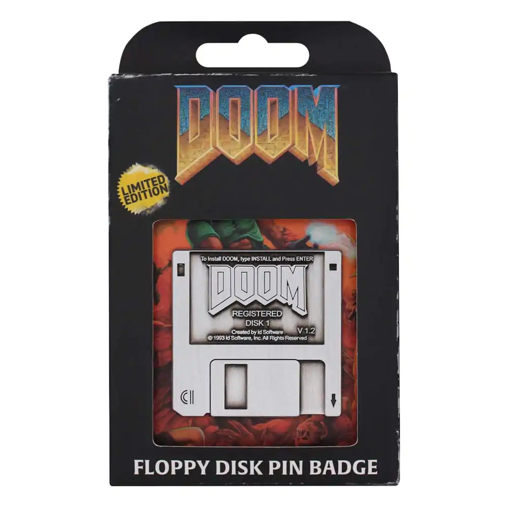 Doom Pin Značka Floppy Disk Limited Edition fotografija proizvoda