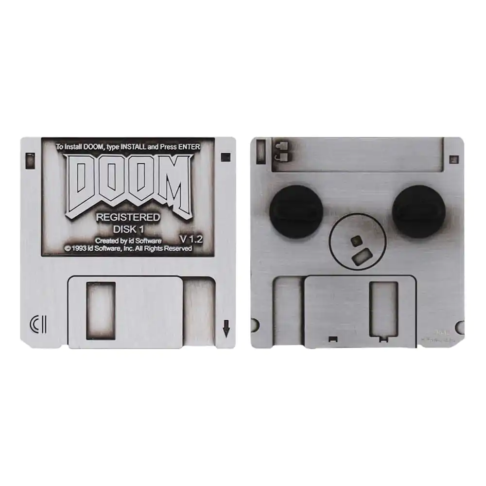 Doom Pin Značka Floppy Disk Limited Edition fotografija proizvoda