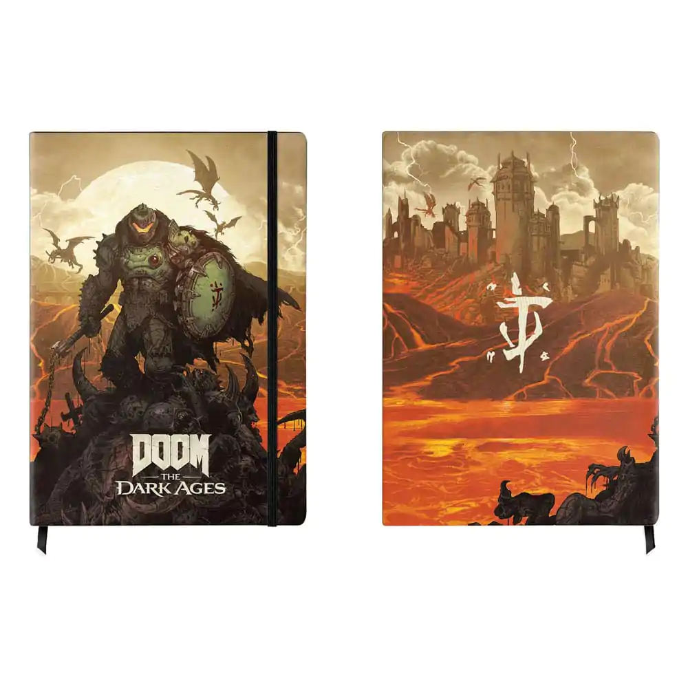 Doom The Dark Ages bilježnica A5 Keyart fotografija proizvoda