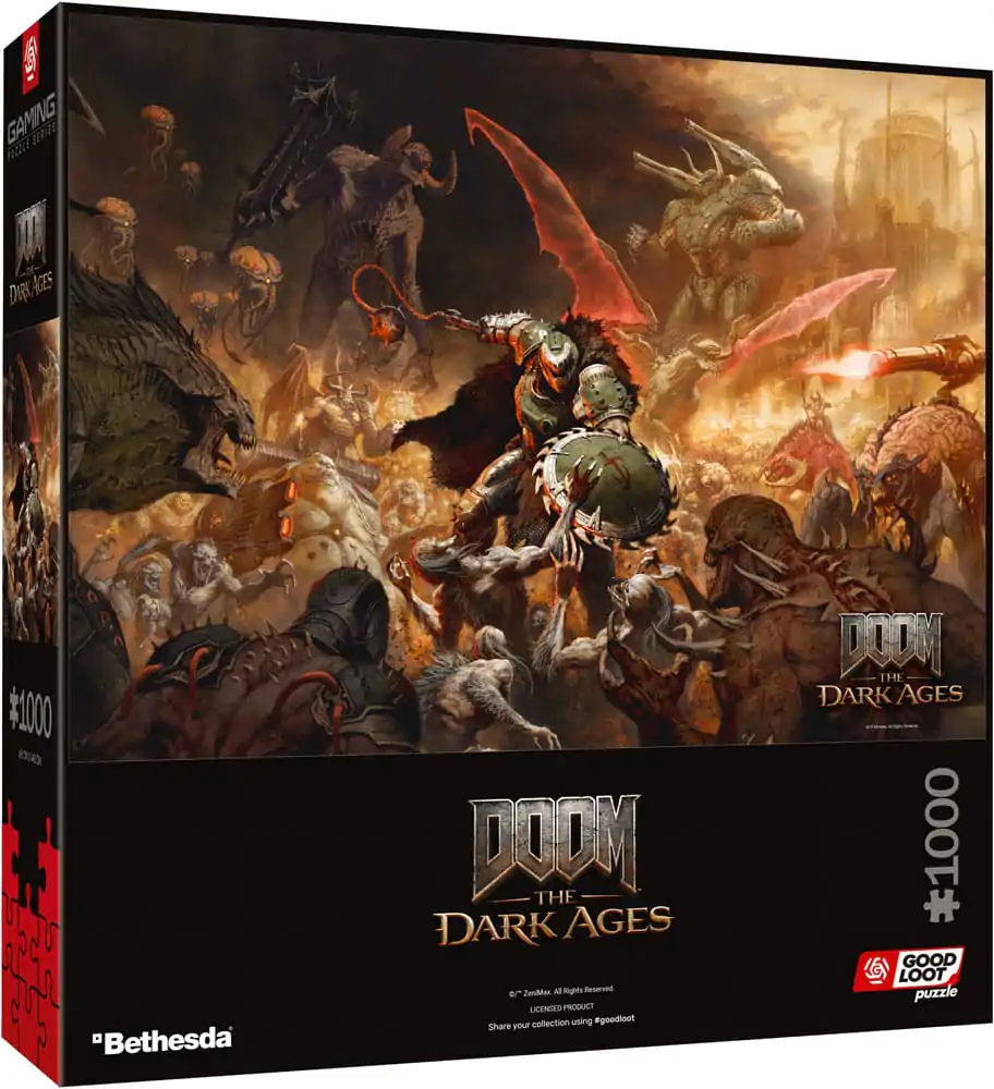 Doom The Dark Ages Slagalica Slayer's Rag (1000 dijelova) fotografija proizvoda