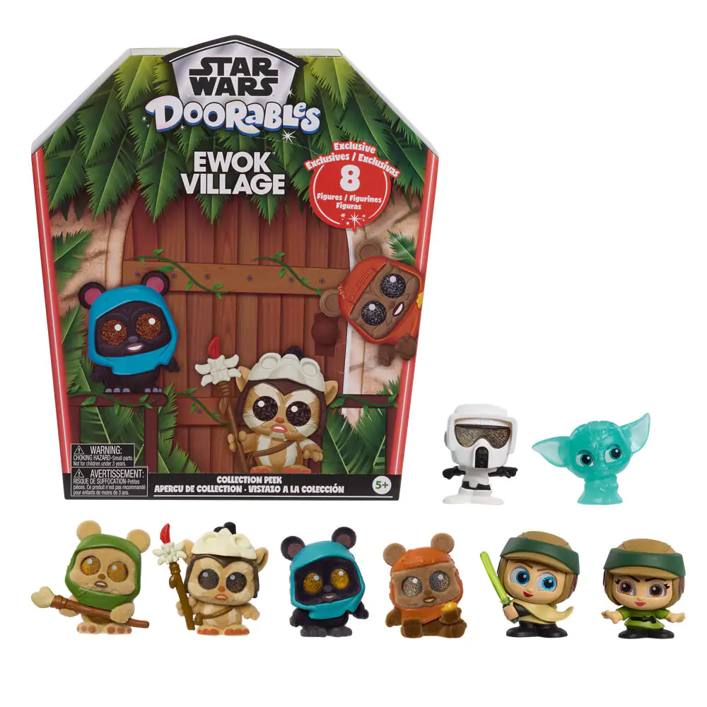 Doorables Star Wars Ewok Collection Peek paket od 8 figura fotografija proizvoda