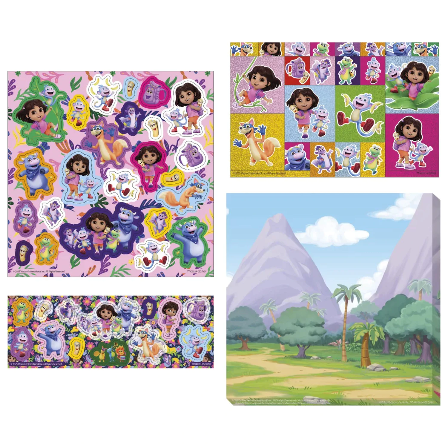Dora the Explorer set naljepnica Džungla fotografija proizvoda